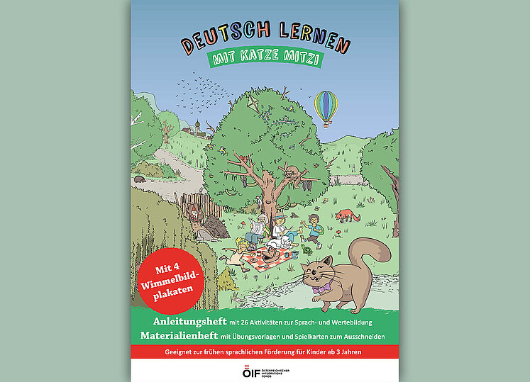 Cover Deutsch lernen mit Katze Mitzi Cover Deutsch lernen mit Katze Mitzi