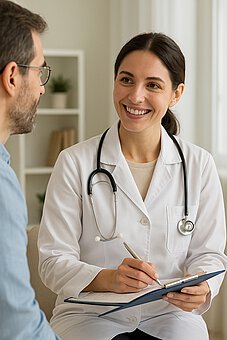 KI generiertes Coverbild zum PDF Anamnesebogen