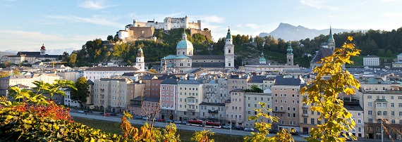 Salzburg Stadt Panorama Panoramabild Stadt Salzburg